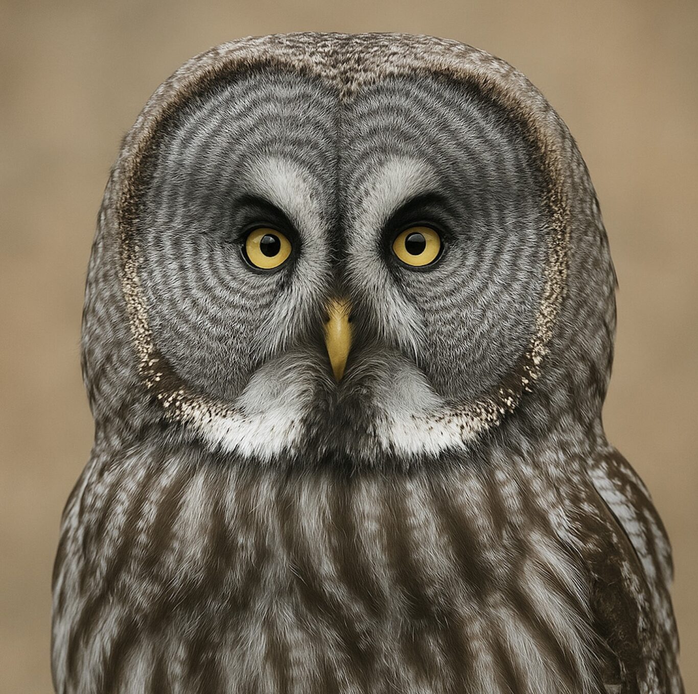 Great Grey Owl Amazing Hearing