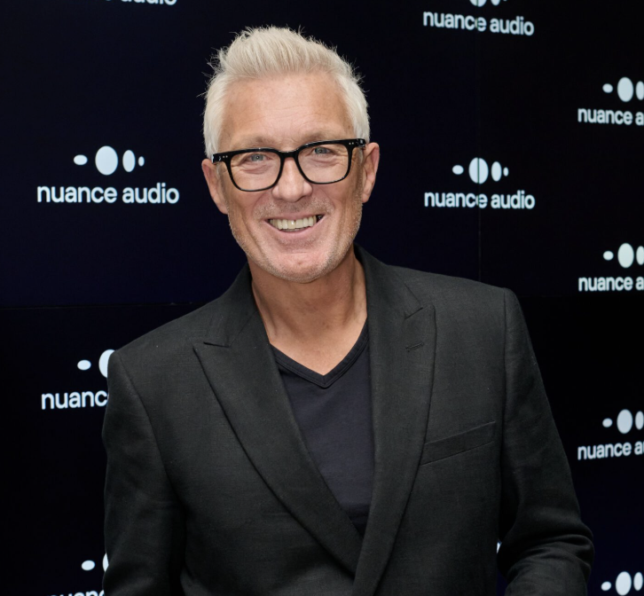 Martin Kemp wears Nuance Hearing Glasses
